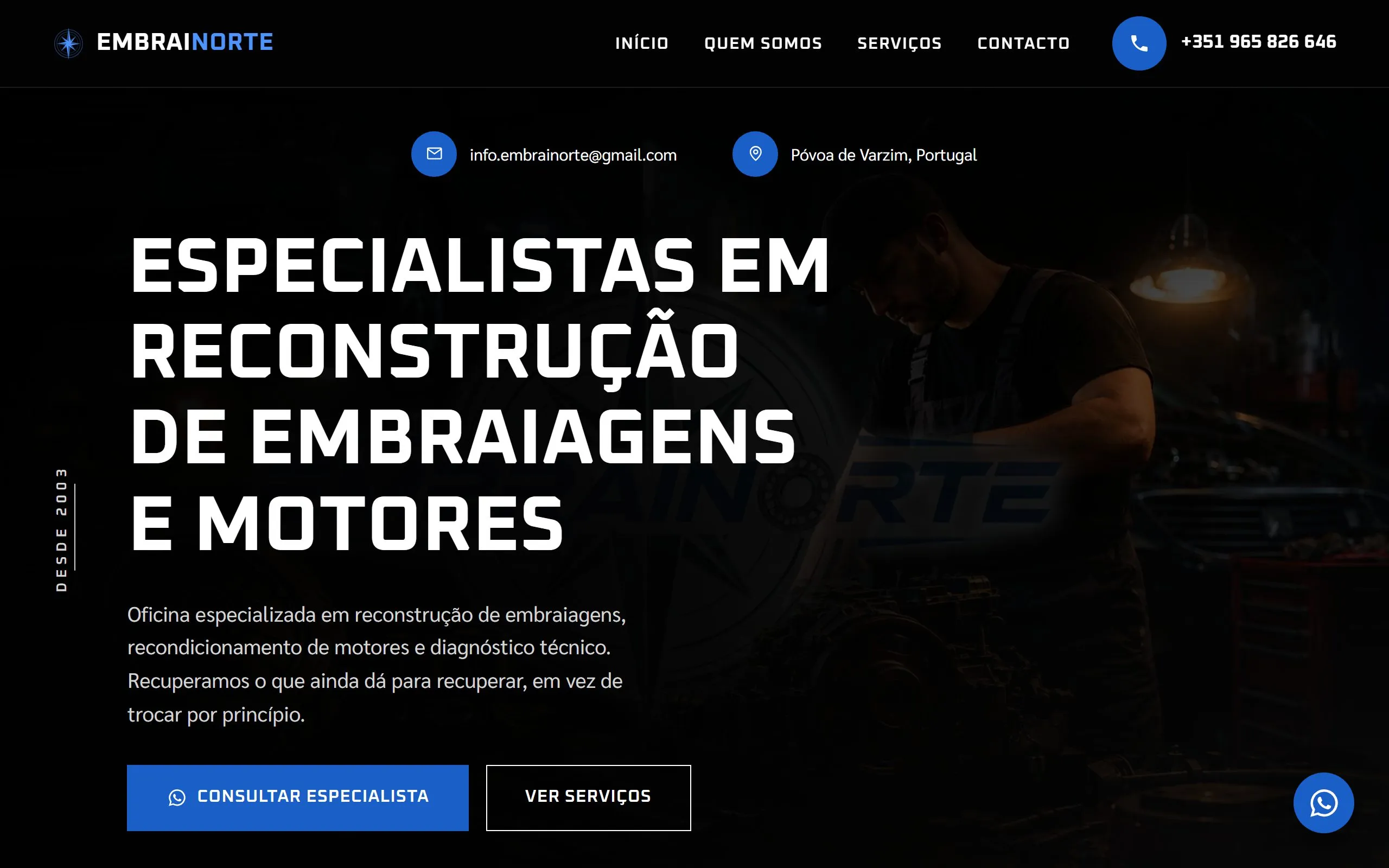 Página de Embrainorte